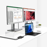Simplecom DA327 USB 3.0 & USB-C Dual HDMI Adapter for Dual 1080p Monitors - 45-Degree Angle