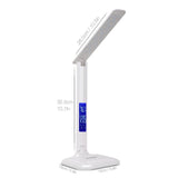 Simplecom EL808 Dimmable Touch Control Multifunction LED Desk Lamp 4W with Digital Clock - Front View