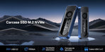 ACASIS EC-6608AIR M.2 NVMe SSD Enclosure USB-C 10Gbps Cooling Fan Case