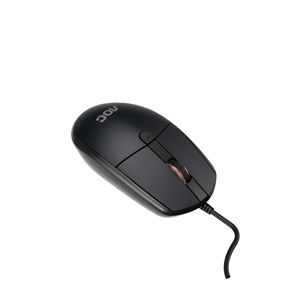 AOC MS130B/LA Wired Office Mouse USB Optical 3-Button Black