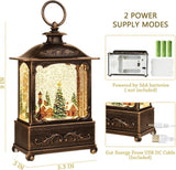 BDI Lamp-LW003-Snowman Music Lantern Sculpture Christmas - 45-Degree Angle