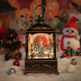 BDI Lamp-LW003-Snowman Music Lantern Sculpture Christmas - Rear View