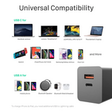 BDI PD65AC GaN 65W USB-C PD Quick Charger - Rear View