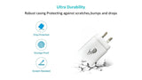 25W Fast PD Charger with USB-A and Type-C Ports for AU Plug - Front View