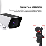 BDI Y4P Security WiFi Camera with Solar & Battery - Top-Down View