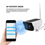 BDI Y4P Security WiFi Camera with Solar & Battery - Close-Up Angle