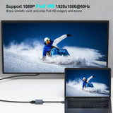 BENFEI 000334GY USB 3.0 to HDMI Adapter, USB 3.0 to HDMI Male Adapter for Windows 11/10/8/7 (NOT for MAC) - 45-Degree Angle