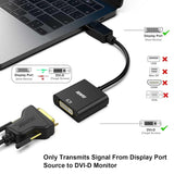 BENFEI DisplayPort to DVI DVI-D Single Link Adapter - Side View
