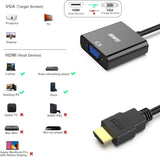 BENFEI HDMI to VGA Gold-Plated HDMI to VGA Adapter - Front View