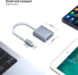 BENFEI 000164GY USB C to DVI Adapter [Thunderbolt 3/4 Compatible] - Top-Down View