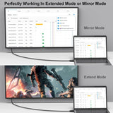 BENFEI HDMI to VGA Male to Male1.8M Cable - Top-Down View