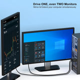 BENFEI HDMI to DVI, Bi Directional DVI-D 24+1 Male to HDMI Male High Speed Adapter Cable - Front View