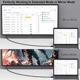 BENFEI HDMI to DVI, Bi Directional DVI-D 24+1 Male to HDMI Male High Speed Adapter Cable - 45-Degree Angle