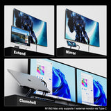 BENFEI 206GY-3F USB-C to HDMI 0.9M Cable 4K@60Hz, Aluminum Shell, Nylon Braided - Side View