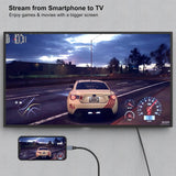 BENFEI 207GY-3F USB-C to DP 0.9m 8K@60Hz Thunderbolt 3 - Side View