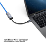 BENFEI USB-C to Ethernet Adapter (Thunderbolt 3 to RJ45) - Side View