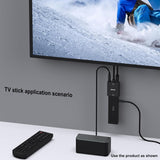 BENFEI HDMI to VGA, Uni-Directional HDMI Computer to VGA Monitor  Adapter (Female to Male) with 3.5mm Audio Jack - Side View