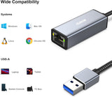 BENFEI USB 3.0 to Gigabit Ethernet Adapter - Side View