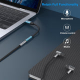 BENFEI USB-C to 3.5mm Audio Jack Adapter - Close-Up Angle