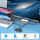 BENFEI 4-port USB 3.0 Switch - 45-Degree Angle