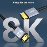 BENFEI 8K HDMI to HDMI Cable, Nylon Braided 1.8m - Front View