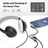 BENFEI USB C to Audio Jack Adapter with 60W Fast Charging - Front View