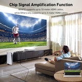 BENFEI 365BK HDMI Switch 4 in 1 Out 4K@60Hz, 2K@144Hz, HDCP 2.3 (with Adaptive Equalization Support 30ft HDMI Transmit) - Top-Down View