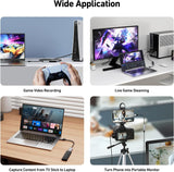 BENFEI Video/Audio Capture Card Supporting Full HD 1080P - Side View