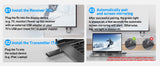 BENFEI 374BK Wireless HDMI Transmitter and Receiver (30M) 1920 x 1080P@60Hz - Rear View