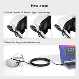 BENFEI 375BK-5M Link Cable 16 FT USB 3.0 to USB C Cable for VR Headset 5M - 45-Degree Angle