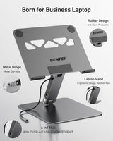 BENFEI 398GY TYPE-C 6-in-1 HDMI+USB-C(10G)+RJ45+2xUSB-A(10G)+PD