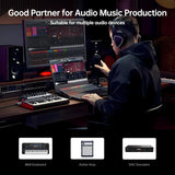 BENFEI 405GY-2M USB B to USB C Printer Cable, Nylon Braided, Premium Aluminium Alloy Case 2M - 45-Degree Angle