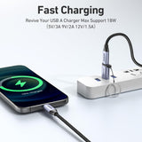BENFEI 407GY USB Type-A to USB-C Adapter Male to Female Supporting 5V 3A Charging and 10Gbps Data Transmit - Top-Down View