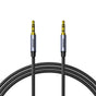 BENFEI 427GY 3M 3.5mm TRRS Male to Male Audio Cable, 4-Pole Stereo Mic Aux Cable, Nylon Braided Headphone Jack Cord