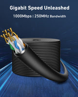 BENFEI 701BL 305M CAT6 UTP 1000Mbps Waterpoof Ethernet Cable 1000FT for Outdoor - Rear View