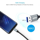CHOETECH AC0007 USB 3.0 Type-A to Type-C Cable 1M - Front View