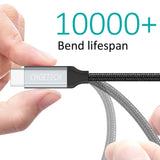 CHOETECH AC0007 USB 3.0 Type-A to Type-C Cable 1M - Side View