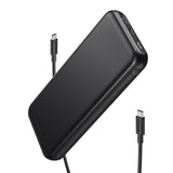 CHOETECH 10000mAh Fast Charge Power Bank with PD18W and QC 3.0 - Front View