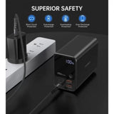 CHOETECH B635 27000mAh Dual PD 100W Power Bank for Ultimate Charging on the Go - Low Angle