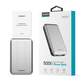 CHOETECH Magnetic Wireless Power Bank 5000mAh with 10W Fast Charging (Silver) - Extra Image
