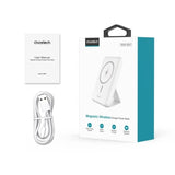 CHOETECH B662-WH USB-A + USB-C + Wireless Magnetic Power bank 5000mAh (White) - Extra Image
