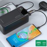 CHOETECH B732 50000mAh Power Bank PD22.5W with Digital Display - Top-Down View