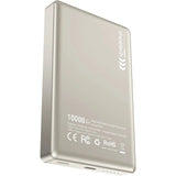 CHOETECH B739-WH 20W Slim USB-C 10000mAh Magnetic Power Bank - White - Front View