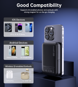 CHOETECH B743-BK 10000mAh PD20W Magnetic Power Bank with Holder Black - Extra Image