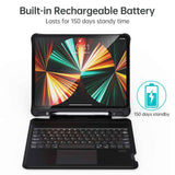 CHOETECH Backlit Bluetooth Keyboard with Touchpad for iPad Pro 10.9