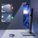 CHOETECH E1129 Wireless LED Lamp Monitor Lighting - 45-Degree Angle