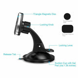 CHOETECH H010 Magnetic Car Phone Mount with 360 Degree Swivel Ball - Front View