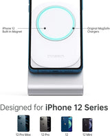 Choetech H046 Phone Stand For MagSafe Charger Aluminum (Stand Only) - Side View