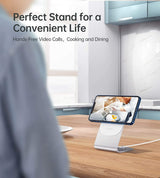 Choetech H046 Phone Stand For MagSafe Charger Aluminum (Stand Only) - Rear View