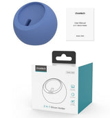 CHOETECH H050-BL Magnetic Holder for iPhone 12/13/14 /15 Series and iWatch (Blue) - Side View